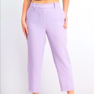 Vince Camuto Lilac Ankle Trousers